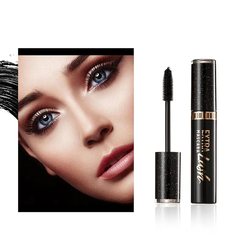 Slender and dense brown mascara Two in one eye black crazy volume mascara Factory wholesale