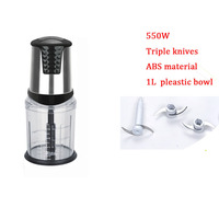 500W appareils de cuisine Mini électrique légumes multi-processus hachoir alimentaire processeur de viande 1 0L appareils de cuisine mélangeur