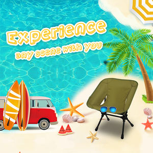 كرسي شاطئ وتخييم قابل للطي للأطفال، مريح ومغطى، مصنوع من قماش أكسفورد 600D مع طباعة نمطية - Product Image 6