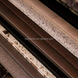 Nội thất nhà bếp hiện đại Gỗ Veneer <span class=keywords><strong>MDF</strong></span> Board 3mm 12mm 18mm cao bóng <span class=keywords><strong>melamine</strong></span> bề mặt màu xanh lá cây dễ biến dạng kháng - Product Image 3