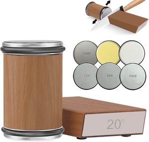 Diamond Ceramic Rolling <b>Knife</b> <b>Sharpener</b> Magnet Tumbler Tool for Kitchen <b>Knives</b> - Product Image 2