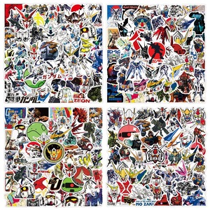 Paquete de 50 Pegatinas de Vinilo Removibles con Diseño de Armadura Robótica para Decoración de Patinetas, Teléfonos y Computadoras Portátiles - Product Image 4