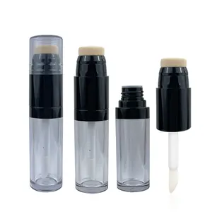 Cosmetic Tube Packing For Liquid Concealer With Sponge Applicator Facial Concealer Stick With Brush