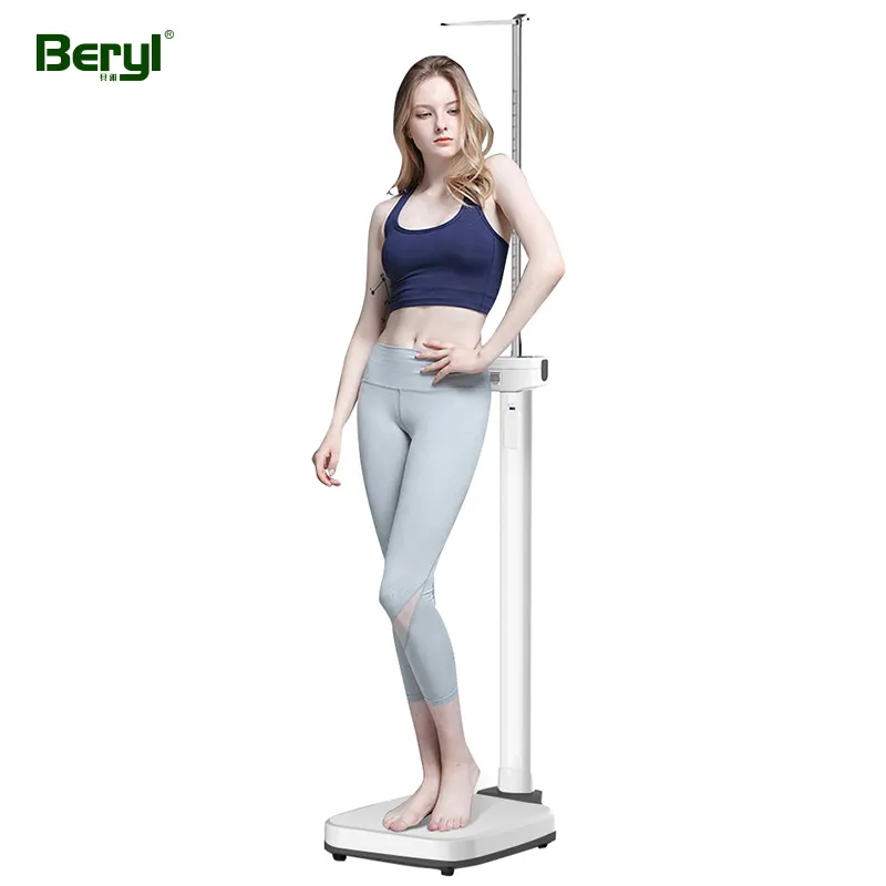 Height Weight Scale Body 200kg Max Machine Measuring Height And Weight Scale