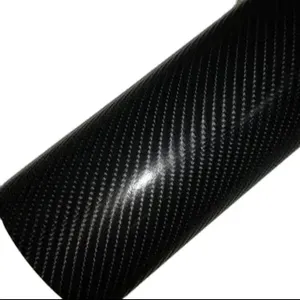 Fibra de carbono 3D G3D High-gloss para carros, matiz de carvão 1.52*18m 6mil, Nassido PPF