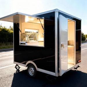 Remolque <span class=keywords><strong>de</strong></span> Comida Personalizado <span class=keywords><strong>de</strong></span> Fibra <span class=keywords><strong>de</strong></span> Vidrio para Helados, Dulces, Café, Té <span class=keywords><strong>de</strong></span> Burbujas, Jugos, Bebidas, Cócteles, Aperitivos, con Cocina Completa, Hecho en China - Product Image 4