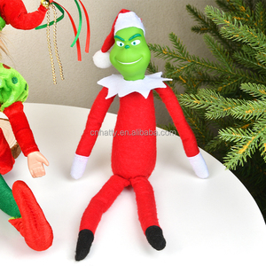 Poupée elfe de Noël de 14,5 pouces, jouet elfe pour enfants ou décoration, mini-poupées elfes, petits elfes pour étagères avec jambes pendantes, poupée de Noël - Product Image 3