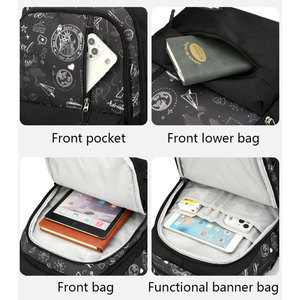 Sacs à <span class=keywords><strong>dos</strong></span> scolaires de luxe pour garçons, grande capacité, plusieurs poches, très demandés - Product Image 4