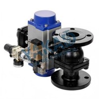 Vanne à boisseau sphérique montée sur trunnion, haute pression, en acier inoxydable forgé classe 900 pour applications à températures extrêmes
