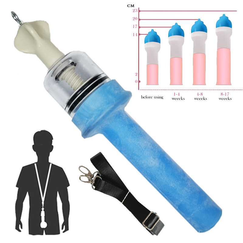 남성 페니스 향상 확대기 장력 장치 진공 펌프 컵 수탉 들것 페니스 슬리브 익스텐더 물리적 섹스 운동 펌프