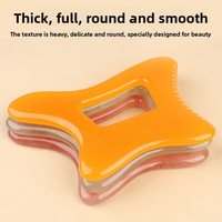 Grande planche de massage Gua Sha en résine pour le corps entier avec poignée ergonomique