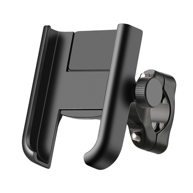 Durable Aluminum Alloy Bike Phone Mount Portable 360 Rotatable Anti-Shake Motorcycle Phone Holder for Road Bike & E-Bike