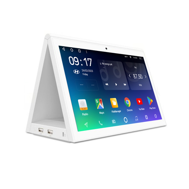 10.1 Inch Dual Screen L Shape Android Tablet RK3288 2+16G Dual Touch Digital Signage Advertising Display with RJ45 Ethernet