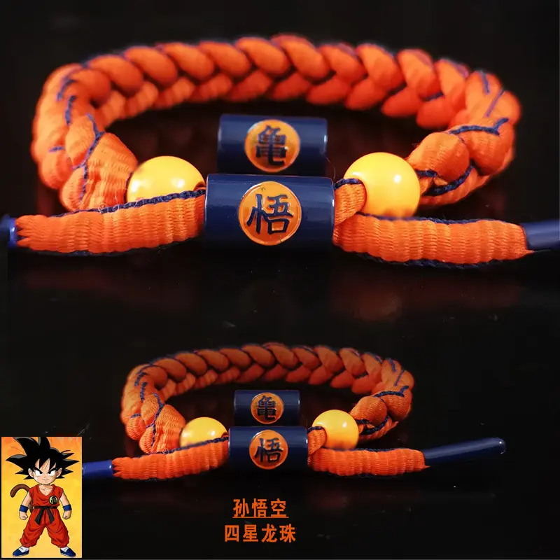 Anime Figuur Cosplay Dragon Ball Weave Armband Kraal Man