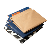Enveloppe postale avec adhésif puissant, carton rigide 400 g/m², format C4 A4, logo personnalisé pour documents professionnels, factures, lettres, envoi postal express