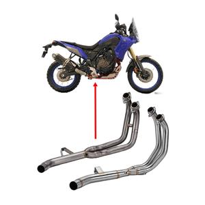 Section avant d'échappement modifiée pour moto <span class=keywords><strong>Yamaha</strong></span> <span class=keywords><strong>T700</strong></span> 19-25 25- en acier inoxydable et alliage de titane - Product Image 3