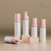 Faible quantité minimale de commande Cosmétique Transparent Blanc Portable 100ml 120ml 150ml Nettoyant Pour Le Visage En Plastique Mousse Pompe Bouteille pour Soins De La Peau en Stock