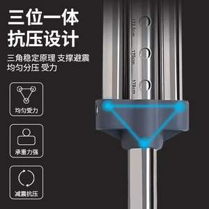 Béquille de rééducation antidérapante adulte marcheur béquille médicale épaissie pour fracture aisselles fournitures médicales pour la thérapie - Product Image 4