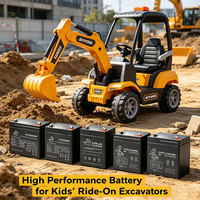 Batterie au plomb-acide VRLA rechargeable 12V 7AH pour scooter électrique avec 200-500 cycles et taux de décharge de 0,05C-0,25C