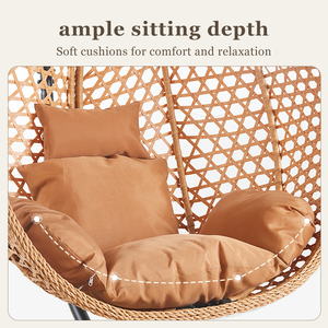 Moderno esterno interno grande piccolo <span class=keywords><strong>nido</strong></span> di Rattan cesto appeso in metallo per la casa per <span class=keywords><strong>il</strong></span> tempo libero sedia appesa per <span class=keywords><strong>il</strong></span> cortile balcone - Product Image 5