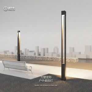 Lampe de paysage carrée LED pour extérieur, lampe de jardin moderne, lampe de jardin, lampe à poteau haut pour communauté, villa, projet d'éclairage, lampadaire de rue de 3 m - Product Image 5