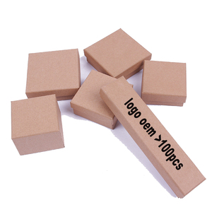 โลโก้ที่กำหนดเองพิมพ์บรรจุกระดาษคราฟท์สีน้ำตาลกล่องแหวนด้วยฟองน้ำ - Product Image 1