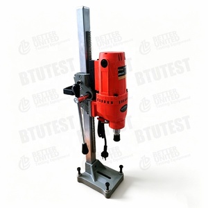 Machine de carottage de chaussée à essence - Échantillonneur de béton de 200 mm de diamètre et 700 mm de profondeur, portable et puissant pour les essais routiers - Product Image 5