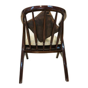 Chaise de café de baignoire industrielle très exigeante chaise en cuir et fer pour meubles d'extérieur et d'hôtel Premium meilleure chaise de maison 2024 - Product Image 1