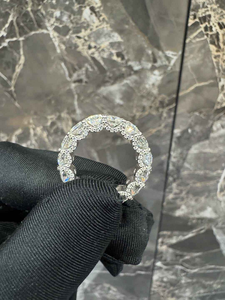 Customizable Men's Unisex 925 Sterling Silver Hip Hop Rapper Bust <b>Ring</b> Moissanite Bezel Certified Gift Jewelry - Product Image 3
