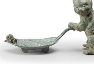 Escultura de gato de bronce, decoración para el hogar y el jardín, estatua de gato de Bronce Antiguo, figurita decorativa, artesanías de Metal hechas a mano, decoración del hogar - Product Image 2