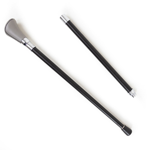 Canne de marche élégante en similicuir gris pour homme, poignée de levier de vitesse de voiture, canne décorative de qualité supérieure pour collection - Product Image 3