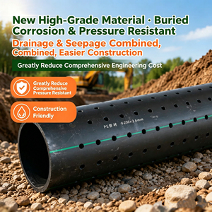 <span class=keywords><strong>Tubo</strong></span> Perforato in HDPE <span class=keywords><strong>per</strong></span> <span class=keywords><strong>Irrigazione</strong></span> <span class=keywords><strong>a</strong></span> <span class=keywords><strong>Goccia</strong></span> Sotterranea Agricola, Drenaggio Campi, Direttamente dalla Fabbrica - Product Image 4