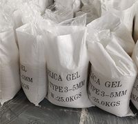 Déshydratant de gel de silice blanc Perles de 2-4mm/3-5mm Agent auxiliaire chimique pour l'électronique