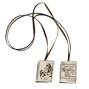 Escapularios Morados al por Mayor, Católicos, María Juilia Jahenny de la Bendición - Product Image 4