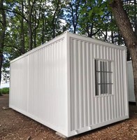Kiosque à café modulaire préfabriqué commercial en conteneur portable avec toit à auvent