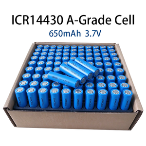 Batterie Li-ion personnalisée ICR14430 3.7V 650mAh, cellule au lithium 14500 AA pour applications OEM - Product Image 1
