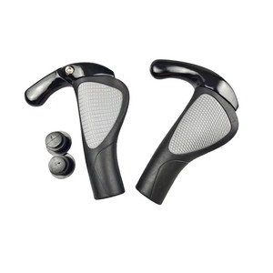 Poignées de vélo antidérapantes 22,2 mm ergonomiques en caoutchouc durable, pièces de guidon de vélo de montagne, <span class=keywords><strong>accessoires</strong></span> <span class=keywords><strong>BMX</strong></span> - Product Image 1