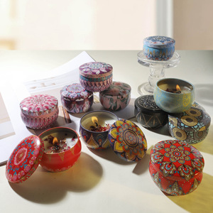 Bougie parfumée en cire de soja végétale transfrontalière parfum de fleurs séchées pour les mariages Saint Valentin Souvenirs de mariage anniversaire - Product Image 2