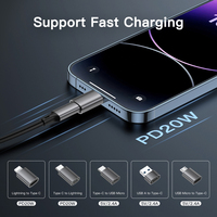 Vente en gros UNIEAN Micro adaptateur USB OTG 20W Type C Usb adaptateur de charge rapide convertisseur pour iphone Android vers macbook pro