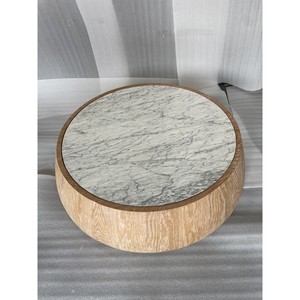Modern <b>Coffee</b> <b>Table</b> 1200 x 1200 x 330 <b>Wood</b> <b>Round</b> Top Home Furniture - Product Image 2