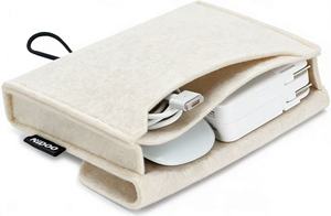 Multi-partitie zachte vilten draagbare opbergtas, schokbestendig, verdeeld, voor digitale apparaten, voor reizen, kantoor, dagelijks gebruik - Product Image 1