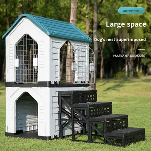 מפעל מכירה ישירה במפעל פלסטיק דו ידידותי לסביבה כלב רב-דלת כל העונה נתיק אוניברסלי נתיק - Product Image 1