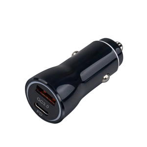 Caricabatteria da auto PD da 20W a ricarica rapida QC 3.0 caricabatteria da auto Usb tipo C a doppia porta a ricarica rapida per telefono cellulare <span class=keywords><strong>iPhone</strong></span> - Product Image 4