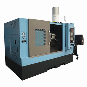Trung Quốc của độ chính xác 3 trục 550 tự động <span class=keywords><strong>CNC</strong></span> máy tiện kép trục chính ngang nghiêng giường kỹ thuật số Heavy Duty kim loại máy quay - Product Image 1