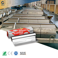 Rouleau de papier aluminium de qualité supérieure, qualité alimentaire AA, épaisseur 0,006-0,2 mm, tempérament souple, pour la cuisson et l'emballage domestiques