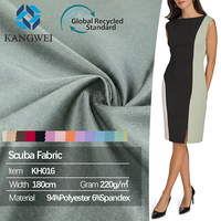 Tissu Scuba Jersey en Polyester Spandex 220 g/m², Mat, Soyeux, Anti-plis, à Bonne Tenue, pour Robes Fourreau - Telas Textiles Sway