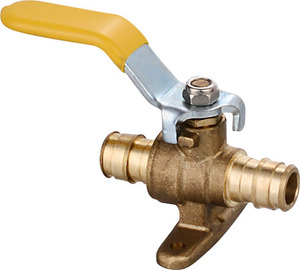 <strong>WIRSBO</strong> Drop Ear Ball Valve 1/2" Medium Pressure Brass Ball Valve - Product Image 1