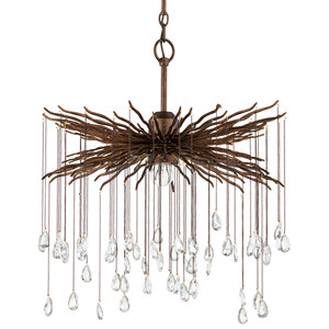 ثريا فاخرة حديثة على شكل فروع شجرة مع إضاءة متدلية على شكل قطرات المطر لطاولة الطعام وغرفة المعيشة، مناسبة للفنادق والفلل - Product Image 5