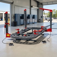 Banc de carrosserie pour atelier automobile, capacité de traction 15T, capacité de levage 3500kg, équipement économique pour carrosserie automobile