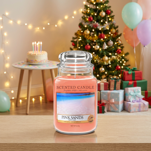 Pink Sands 855g <b>Paraffin</b> Wax Glass Jar Floral/Plant Fragrance Minimalist Home Decor Aromatherapy Candle - Product Image 6
